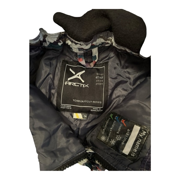 Arctix Kids Camo Infinity Snow Bib Overalls - Picture 4 of 5